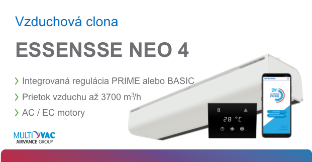 Vzduchová clona stvorená pre malé aj veľké projekty